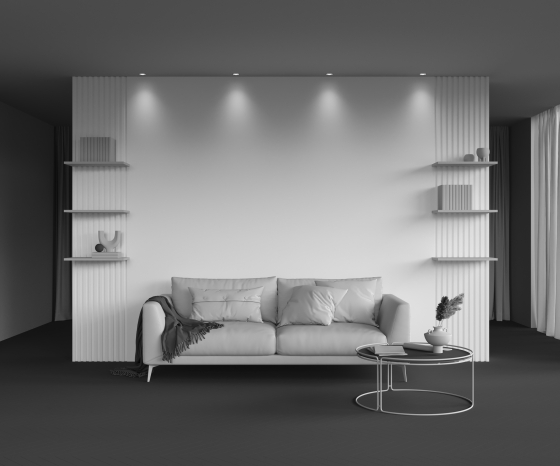 Встраиваемый светильник Round белый круглый 10