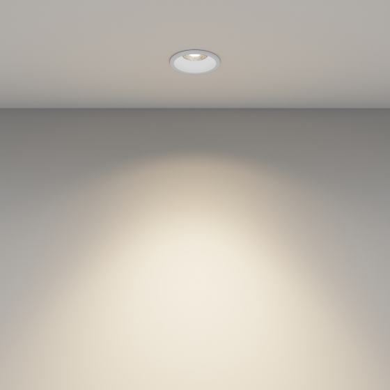 Встраиваемый светильник Mini черный круглый 6