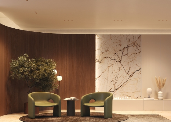 Встраиваемый светильник Mini черный 39 мм 2