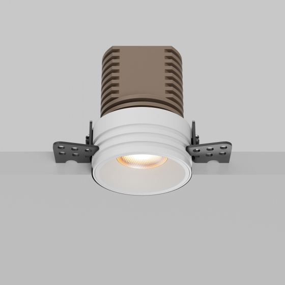 Встраиваемый светильник Mini круглый белый 7