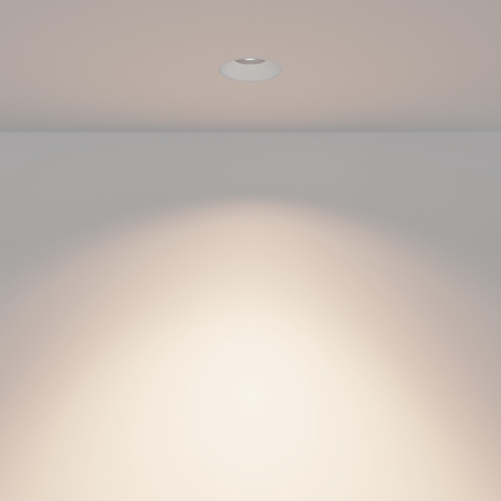 Встраиваемый светильник Mini круглый белый 4