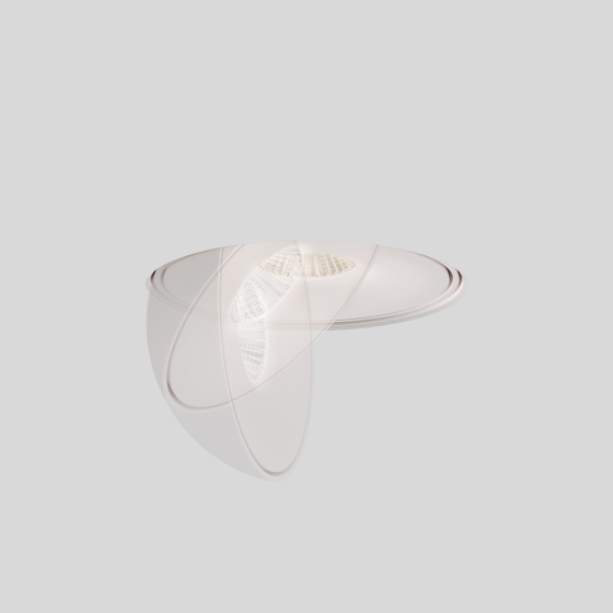 Встраиваемый светильник Move белый круглый 5