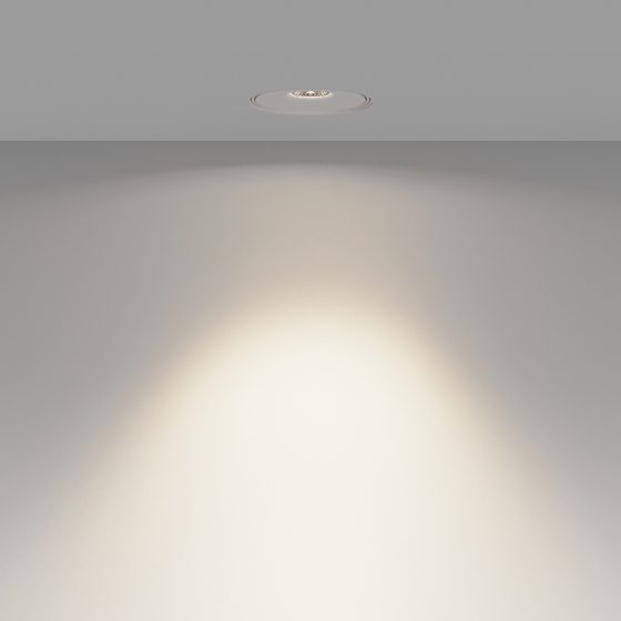 Встраиваемый светильник Move белый круглый 4