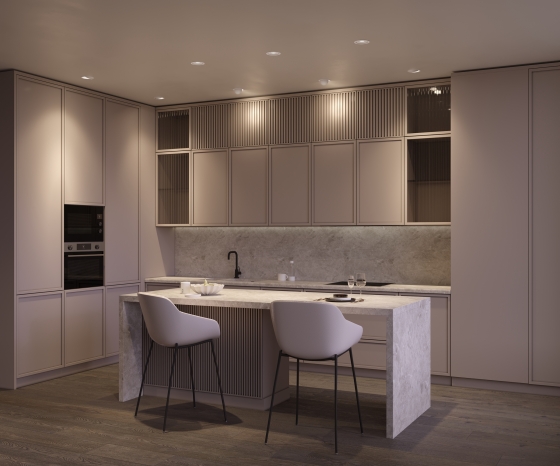 Встраиваемый светильник Move круглый белый 2