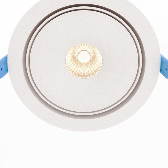 Встраиваемый светильник Move круглый белый 4