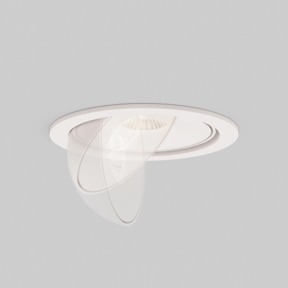 Встраиваемый светильник Move круглый белый 7