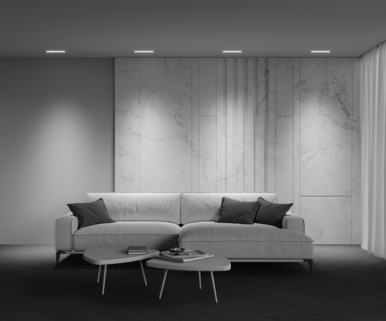 Встраиваемый светильник Points белый 255 мм 2