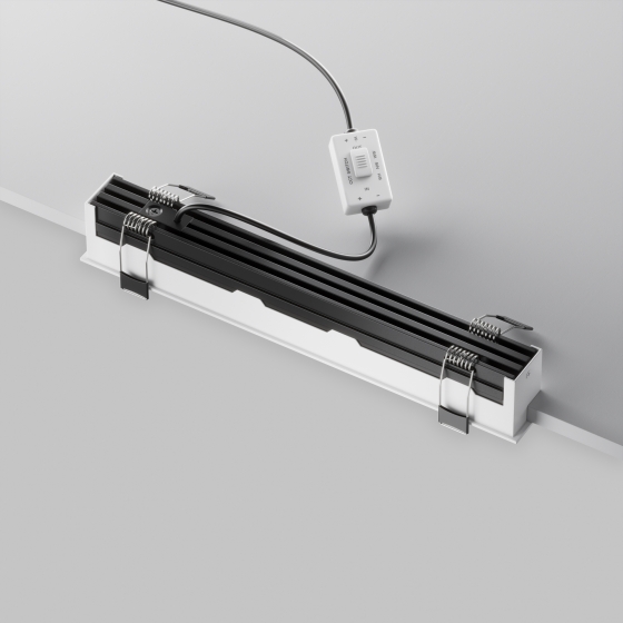 Встраиваемый светильник Basis белый 255x31 мм 3