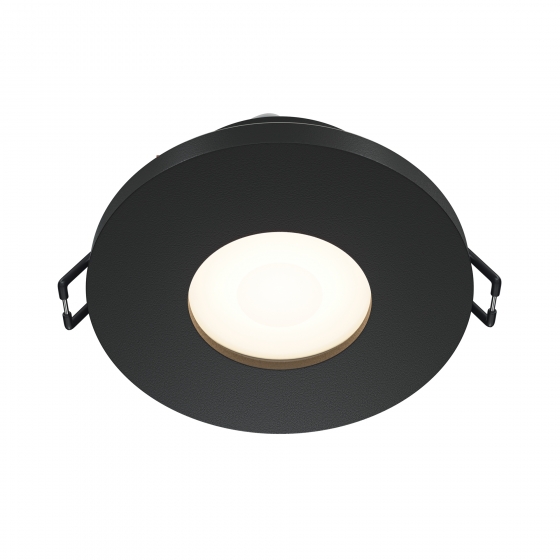 Встраиваемый светильник Stark черный круглый 1