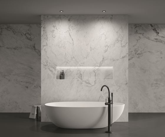 Встраиваемый светильник Stark черный круглый 6