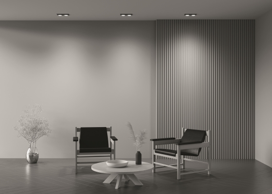 Встраиваемый светильник Hoop черный 6