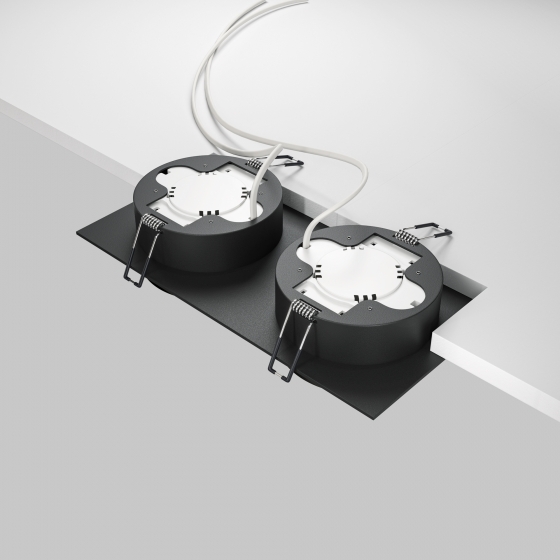 Встраиваемый светильник Hoop черный 11