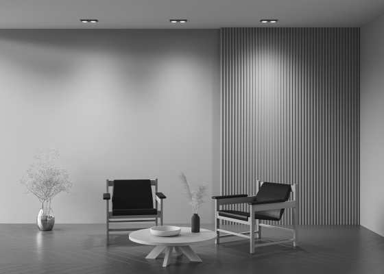 Встраиваемый светильник Hoop черный 12