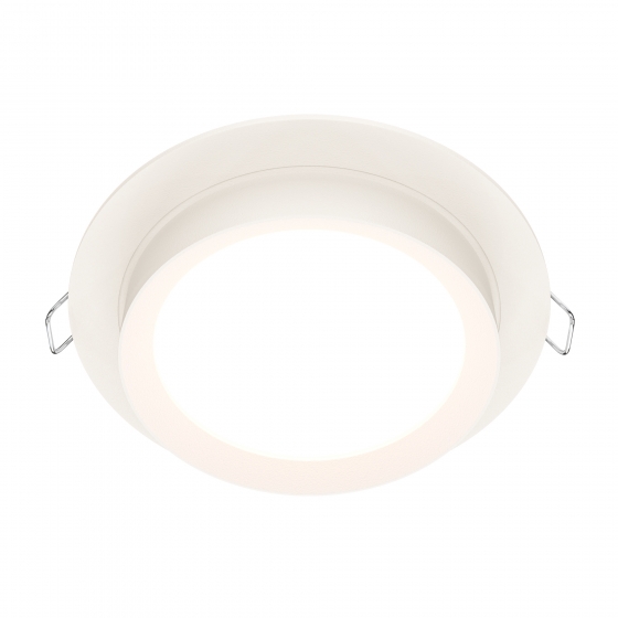 Встраиваемый светильник Hoop круглый белый 6