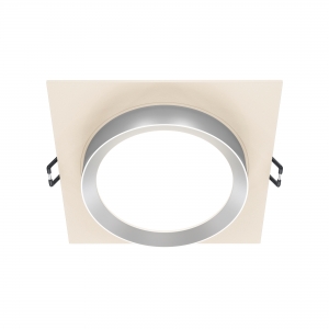 Встраиваемый светильник Hoop квадратный белый