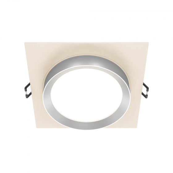 Встраиваемый светильник Hoop квадратный белый 1