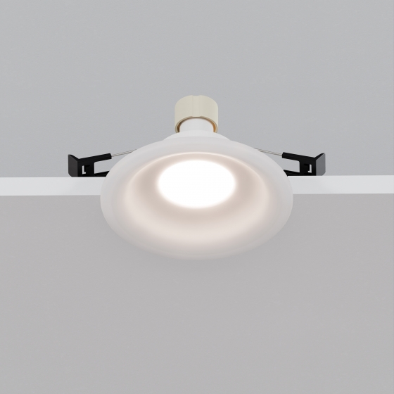 Встраиваемый светильник Spark круглый белый 6