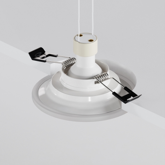 Встраиваемый светильник Spark круглый белый 4