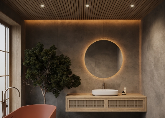 Встраиваемый светильник Flint белый круглый 2