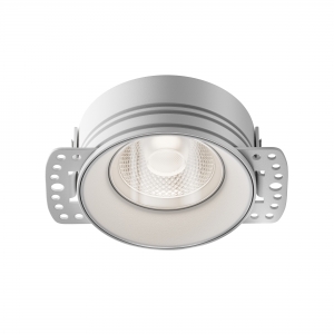 Встраиваемый светильник Flint белый круглый