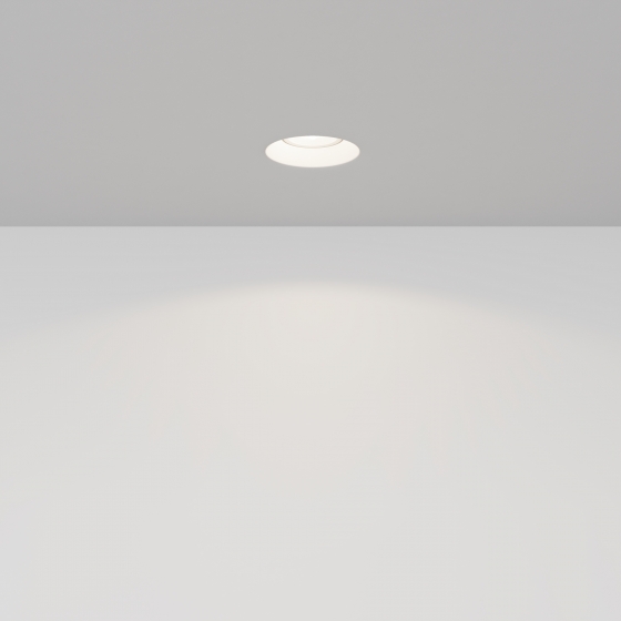 Встраиваемый светильник Intro серый круглый 11