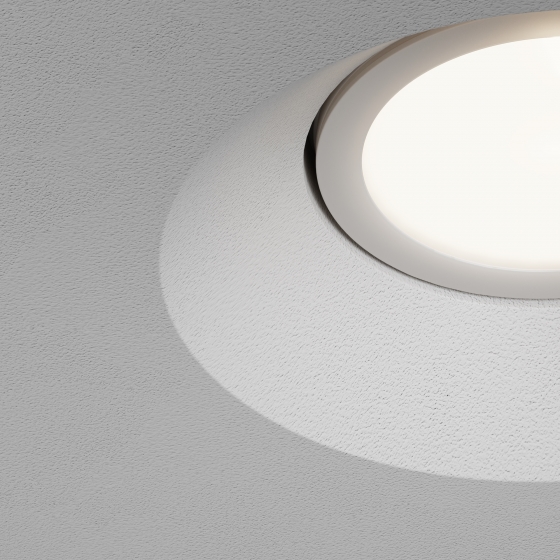 Встраиваемый светильник Intro серый круглый 13