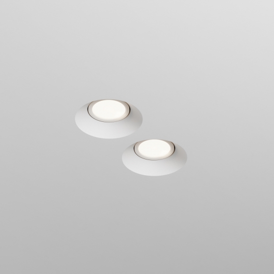 Встраиваемый светильник Intro серый круглый 10