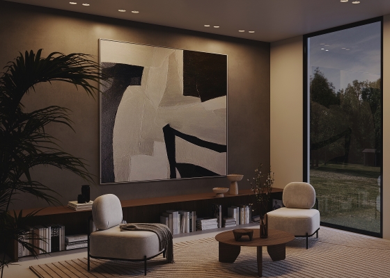 Встраиваемый светильник Intro серый круглый 14