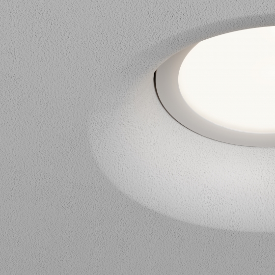 Встраиваемый светильник Intro серый круглый 13