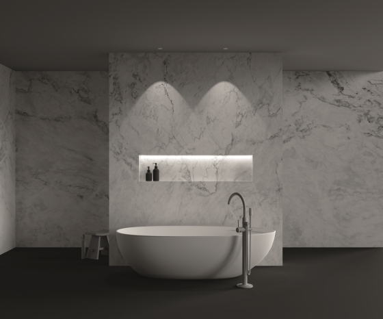 Встраиваемый светильник Dip белый круглый 8