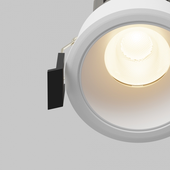 Встраиваемый светильник Dip белый круглый 5