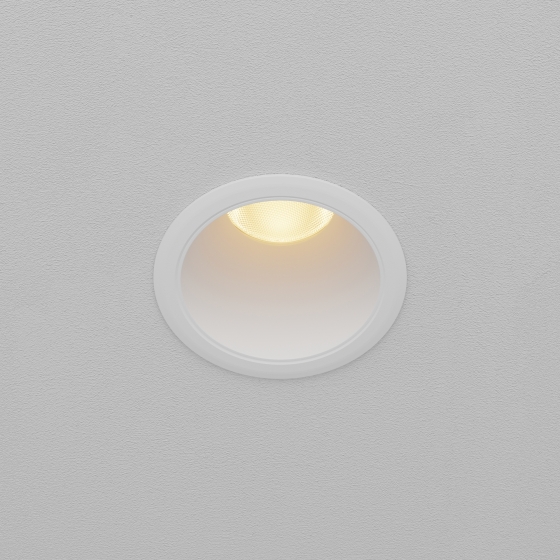 Встраиваемый светильник Dip белый 66 мм круглый 8