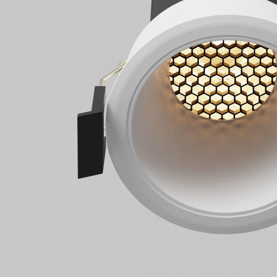 Встраиваемый светильник Dip белый 66 мм круглый 10