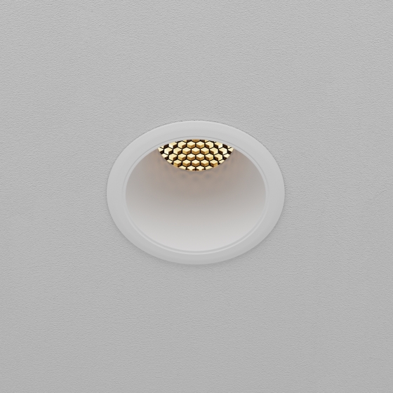 Встраиваемый светильник Dip белый 66 мм круглый 9