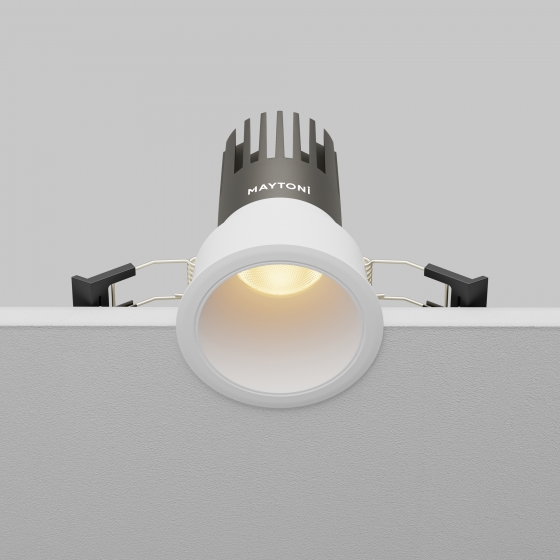 Встраиваемый светильник Dip белый 66 мм круглый 2