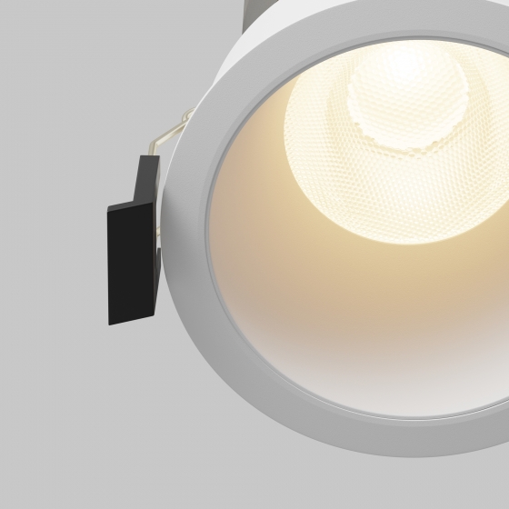 Встраиваемый светильник Dip белый круглый 11