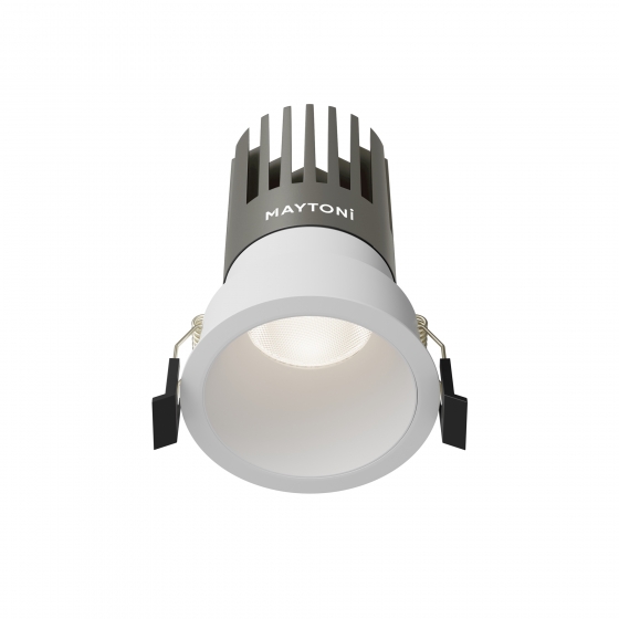 Встраиваемый светильник Dip круглый белый 1