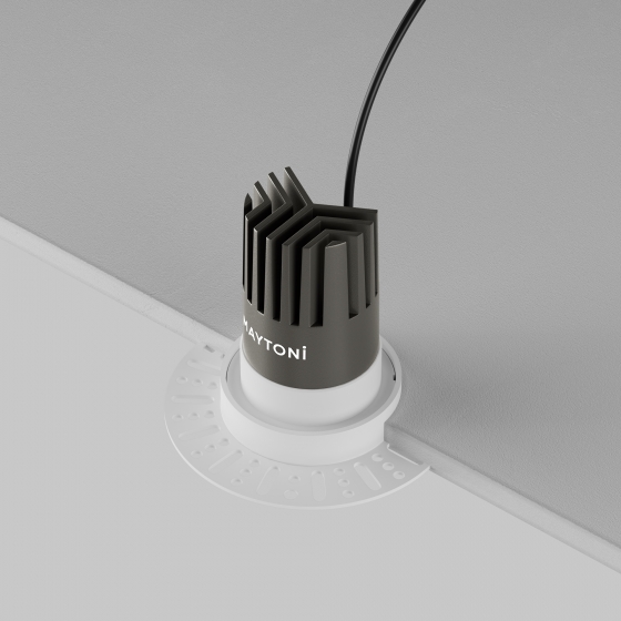 Встраиваемый светильник Dip круглый белый 3