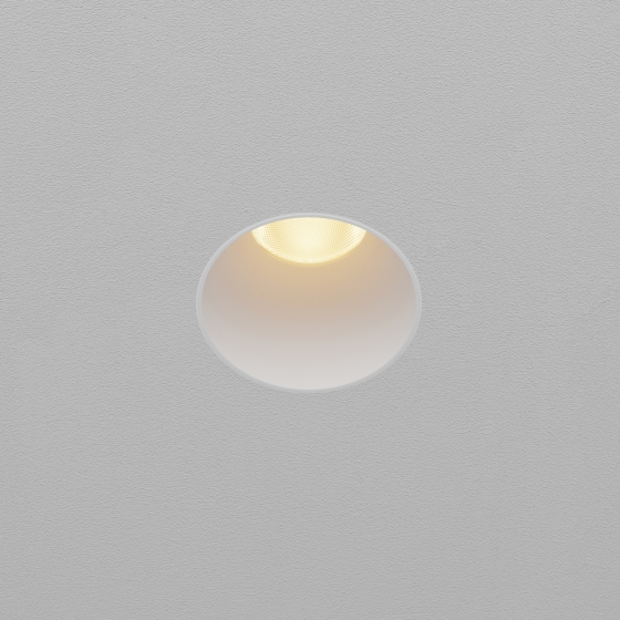 Встраиваемый светильник Dip круглый белый 3