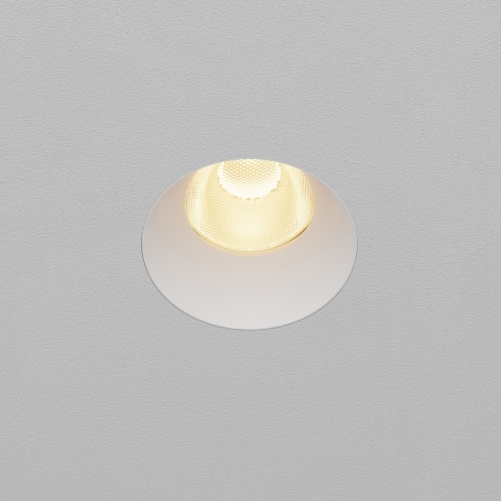 Встраиваемый светильник Dip круглый белый 3