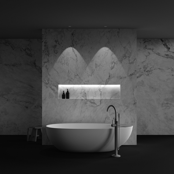 Встраиваемый светильник Dip круглый белый 5