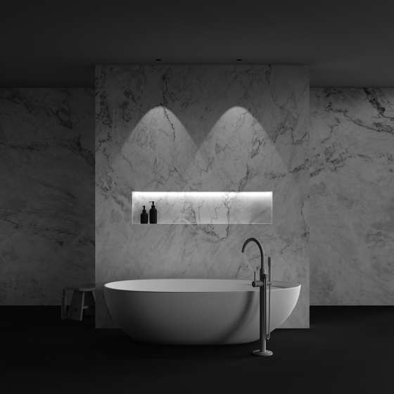 Встраиваемый светильник Dip черный круглый 11