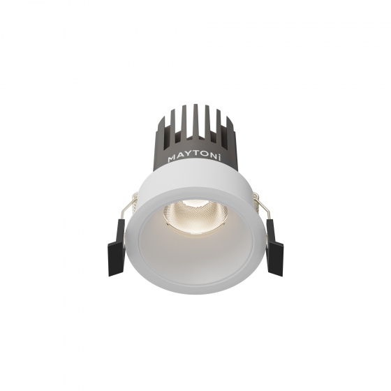 Встраиваемый светильник Dip круглый белый 1