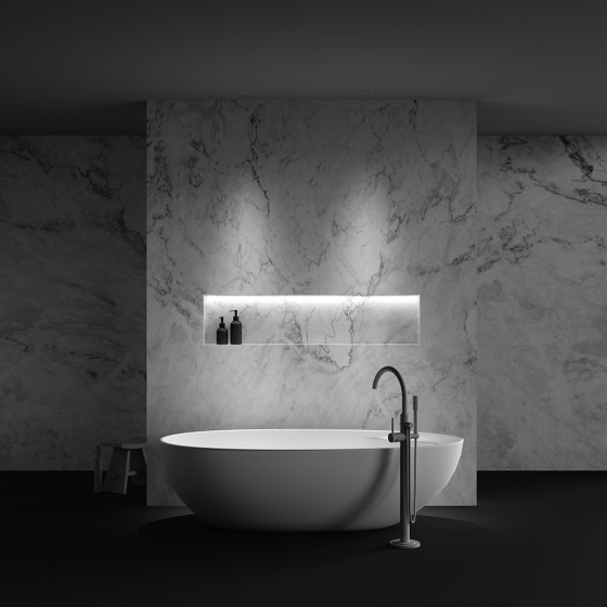 Встраиваемый светильник Dip круглый белый 7