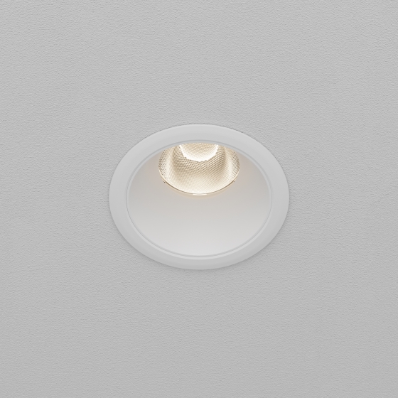 Встраиваемый светильник Dip круглый белый 5