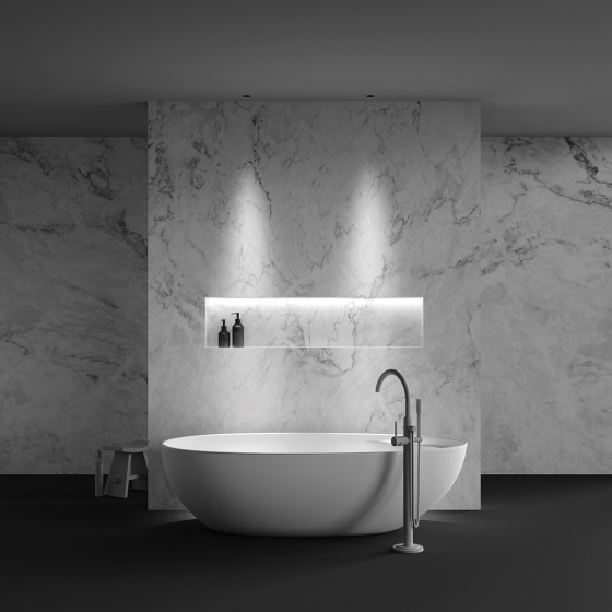 Встраиваемый светильник Dip черный 92 мм 9