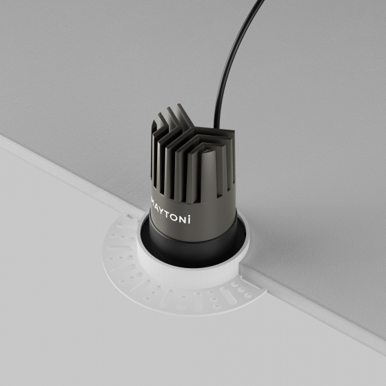 Встраиваемый светильник Dip черный 92 мм 4