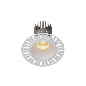 Встраиваемый светильник Dip круглый белый