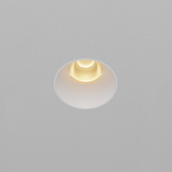 Встраиваемый светильник Dip круглый белый 5