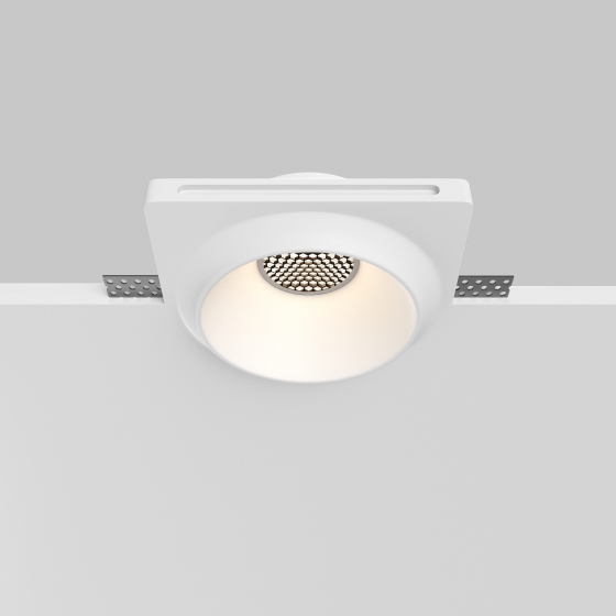 Встраиваемый светильник Gyps Modern квадратный белый 2